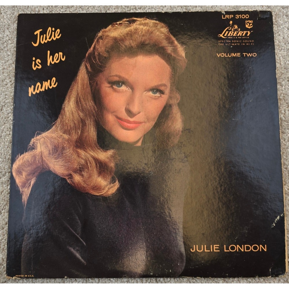 Julie London Julie Is Her Name Vol 2 Vinyl LP Liberty LRP 3100 Mono Jazz 1958